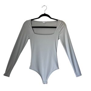 Live In The Moment Women’s Bodysuit Chic Silver/ White Color